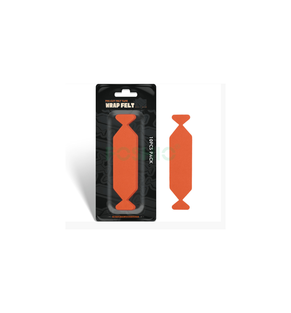 A81-CU ORANGE SOFT SUEDE FELT 10PCS SET