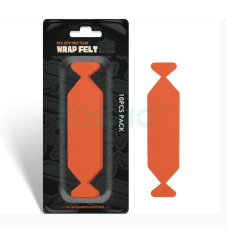 A81-CU ORANGE SOFT SUEDE FELT 10PCS SET