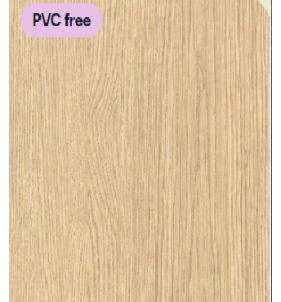PELLICOLA LEGNO COVERSTYL PF-AG14 PVC FREE CREAM GOLDEN OAK