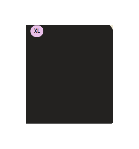 PELLICOLA COVERSTYLE XL-BLACK EXTRA LARGE BLACK MATT