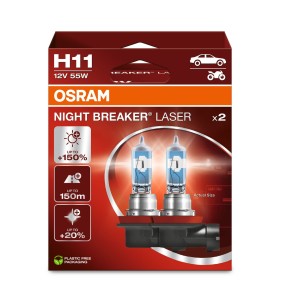 COPPIA H11 NIGHT BREAKER LASER 64211NL