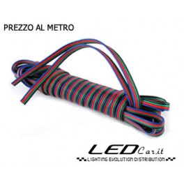 CONNETTORE FAST CLIP LED 4DIN PER STRISCIE RGB 5050