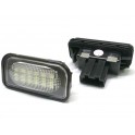 COPPIA PLAFONIERA TARGA LED NO ERRORE MERCEDES MERCEDES MERCEDES X204 GLK