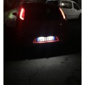 COPPIA PLAFONIERA TARGA LED NO ERRORE ALFA MITO GIULIETTA 147 FIAT BRAVO GRANDE PUNTO EVO